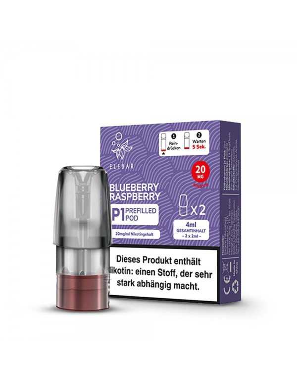 Elf Bar Mate 500 Ersatzpods - Blueberry Raspberry