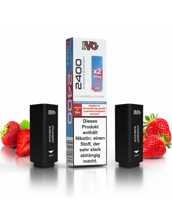 IVG 2400 Ersatzpod - Strawberry Bubblegum