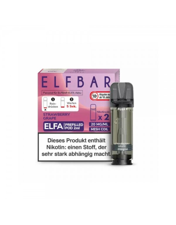 Elf Bar Elfa Ersatzpods - Strawberry Grape