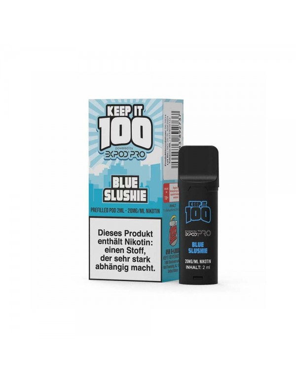 Exvape Keep it 100 Pod - Blue Slushie