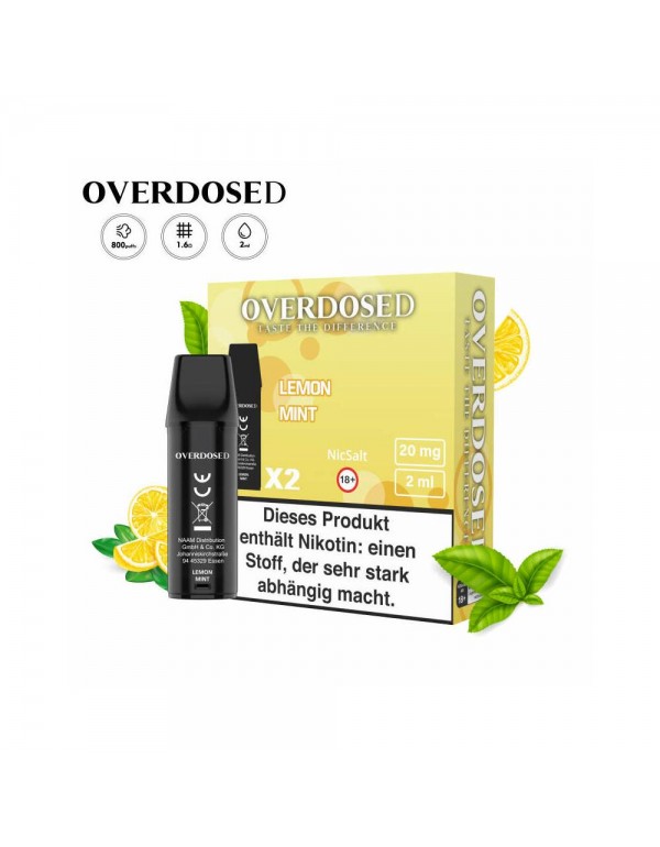 Overdosed Pods - Lemon Mint