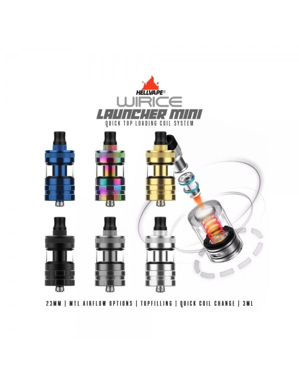 Wirice Launcher Mini Tank - 23mm 3ml Verdampfer