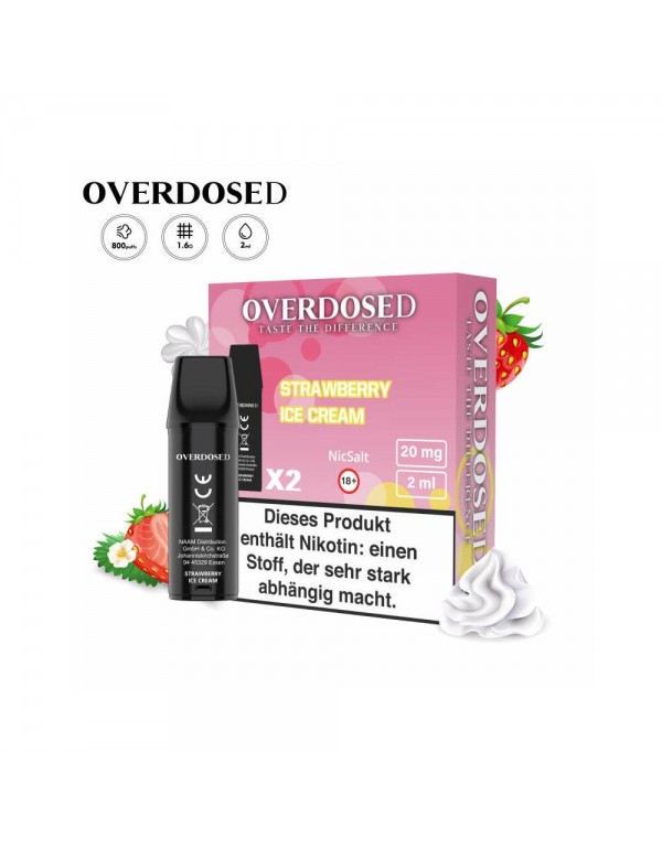 Overdosed Pods - Strawberry Ice Cream