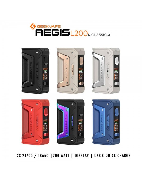 Geekvape Aegis Legend 2 Classic Mod - L200 Akkutr...