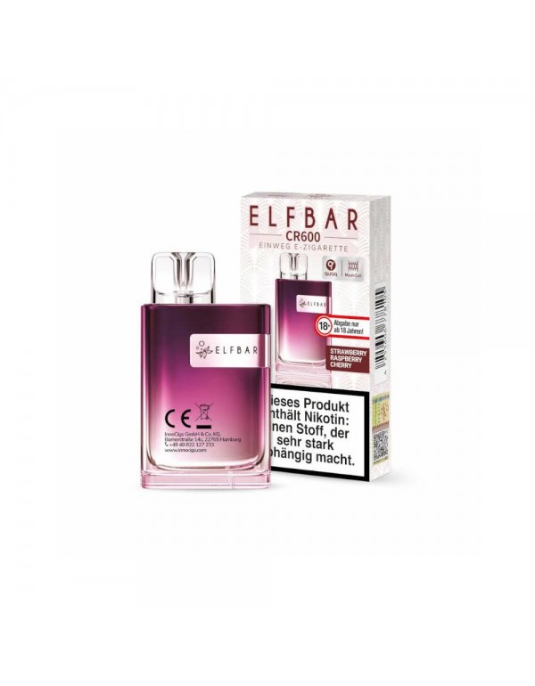 Elfbar CR600 E-Zigarette - Strawberry Raspberry Ch...