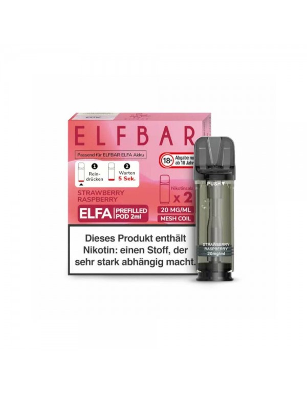 Elf Bar Elfa Ersatzpods - Strawberry Raspberry