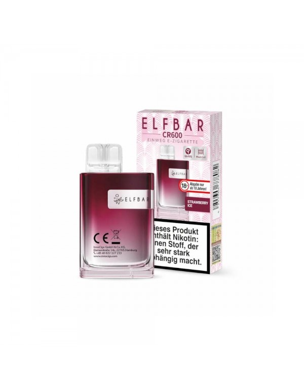 Elfbar CR600 E-Zigarette - Strawberry Ice