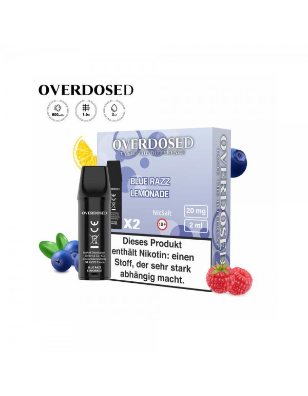 Overdosed Pods - Blue Razz Lemonade