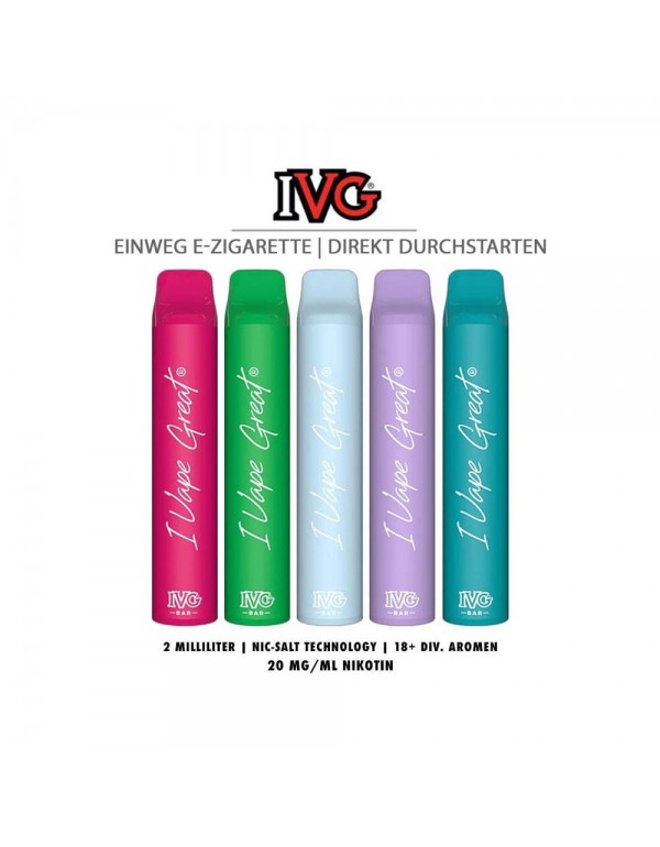 IVG Vape Bar - Einweg E-Zigarette