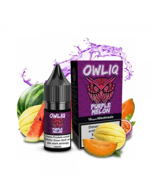 OWLIQ Nikotinsalz 10ml - Purple Melon