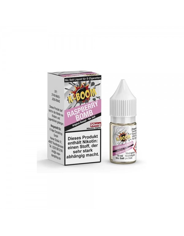 K-Boom Nikotinsalz - Raspberry Bomb 20mg/ml 10ml