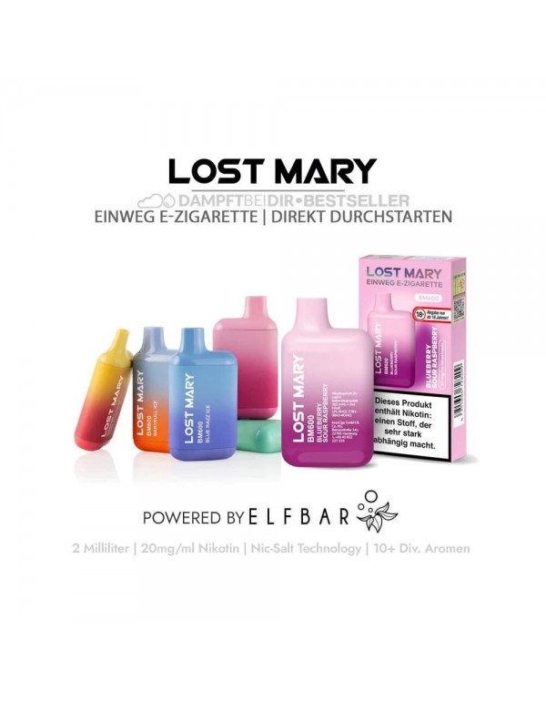 Lost Mary BM600 Einweg E-Zigarette