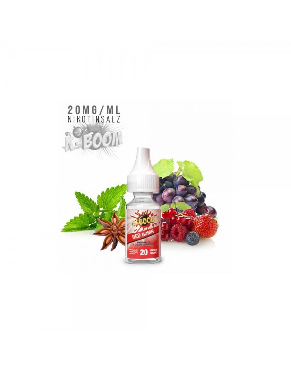 K-Boom Nikotinsalz - Red Bomb 20mg/ml 10ml