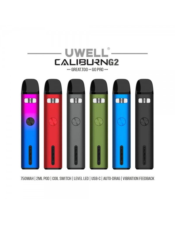 Uwell Caliburn G2 Kit - 750mAh 2ml Podsystem