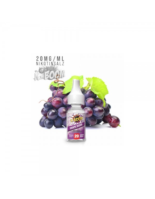 K-Boom Nikotinsalz - Grape Bomb 20mg/ml 10ml