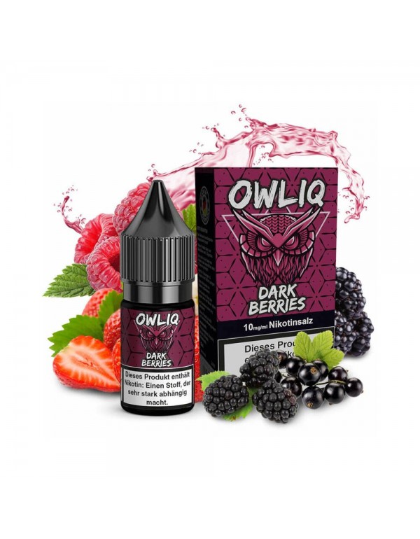 OWLIQ Nikotinsalz 10ml - Dark Berries