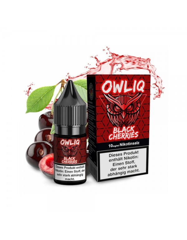 OWLIQ Nikotinsalz 10ml - Black Cherries