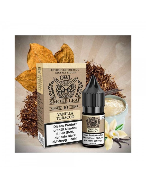 OWL Nikotinsalz Liquid 10ml - Smoke Leaf Vanilla T...