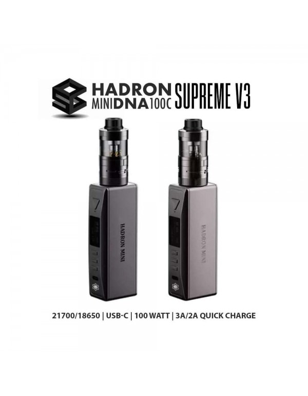 Steam Crave Hadron Mini DNA 100C Kit - 100W 21700 ...