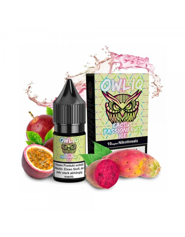 OWLIQ Nikotinsalz 10ml - Cactus Passionsfruit Ice