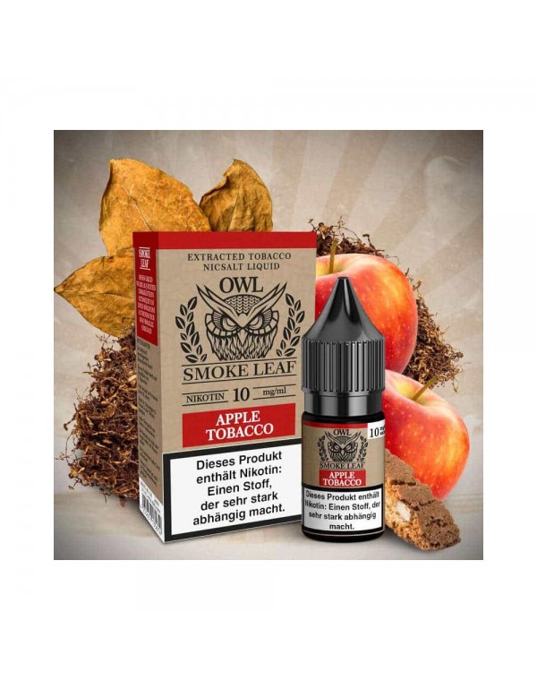 OWL Nikotinsalz Liquid 10ml - Smoke Leaf Apple Tob...