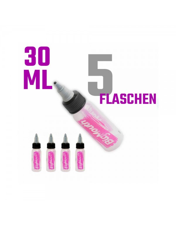 Leerflaschen mit Drehverschluss 30ml - 5 Stück