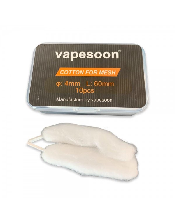 Vapesoon Mesh Watte - 4mm Schnürsenkel Streifen