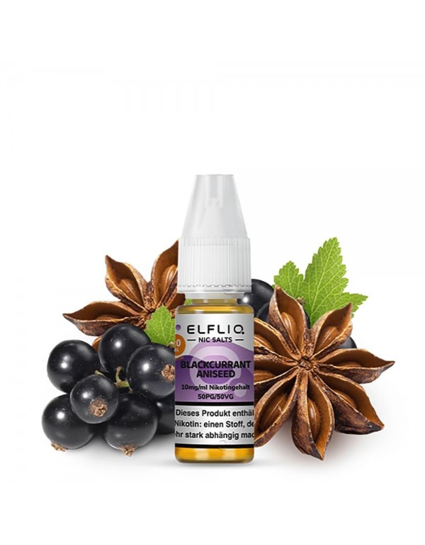 Elfliq by Elfbar Nikotinsalz 10ml Liquid - Blackcu...