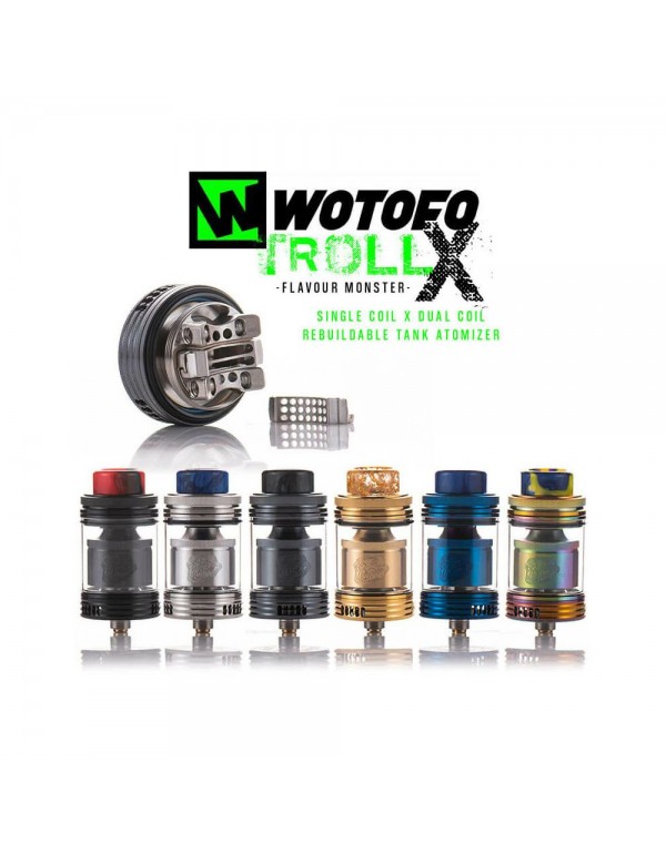 Wotofo Troll X RTA - 4,4ml 24mm Verdampfer Tank