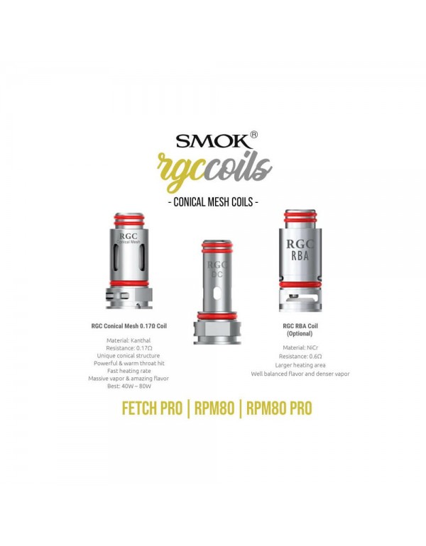 SMOK RGC Coils - Verdampfereinheiten