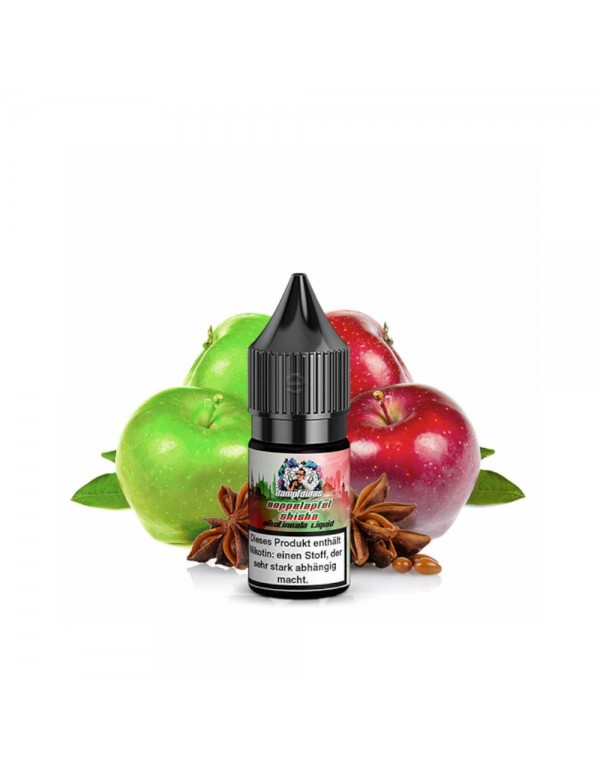 Dampfdidas Nikotinsalz 10ml - Doppelapfel Shisha