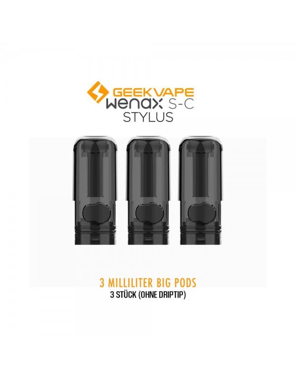 Geekvape Wenax S-C Stylus Pods - 3ml Leerpod