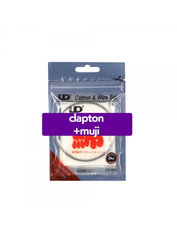 UD Clapton Coil Draht & Muji 3m 26/32 Gauge