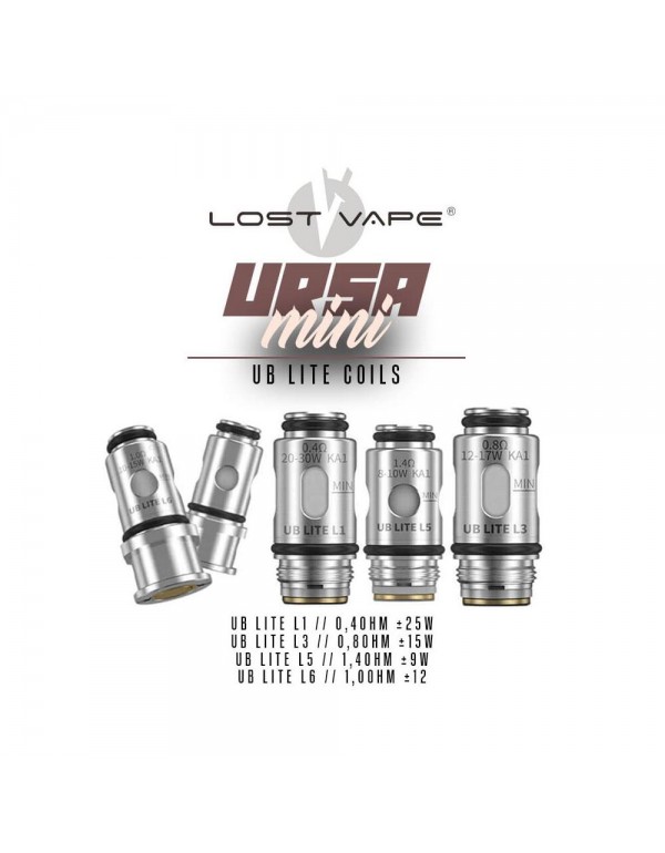 Lost Vape Ursa Mini Coils - UB Lite Verdampfer