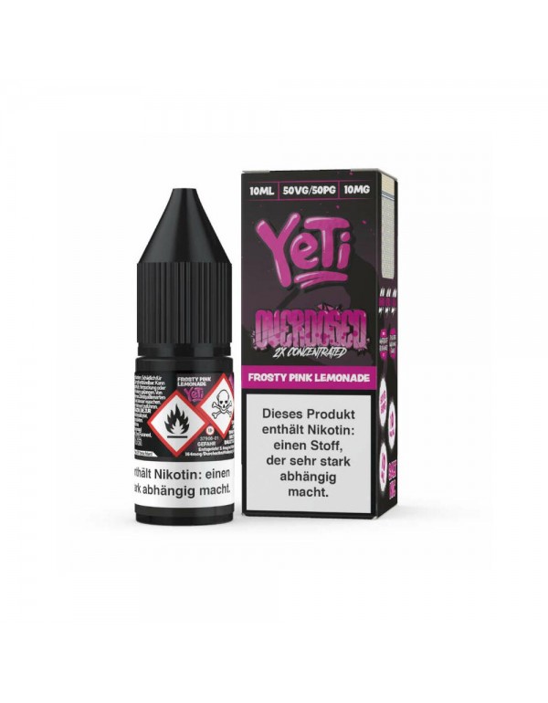 Yeti Overdosed Nic Salt - Frosty Pink Lemonade