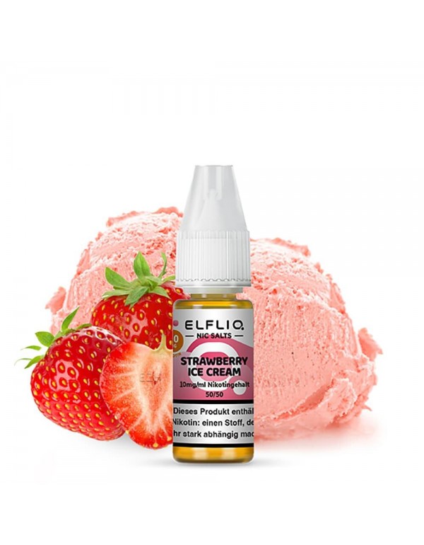 Elfliq by Elfbar Nikotinsalz 10ml Liquid - Strawbe...