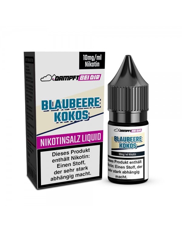 10ml Nikotinsalz Liquid - Blaubeere Kokos