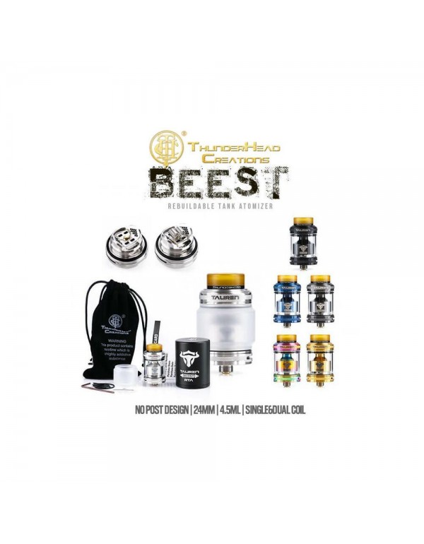 THC Tauren Beest RTA Tank - 4,5ml 24mm Verdampfer