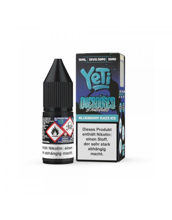 Yeti Overdosed Nic Salt - Blue Sour Razz