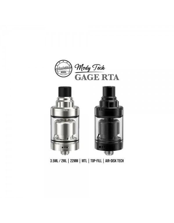 Ambition Mods Gage MTL RTA Tank - 3,5ml 22mm Verda...