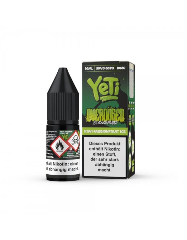 Yeti Overdosed Nic Salt - Kiwi Passionsfruit Ice