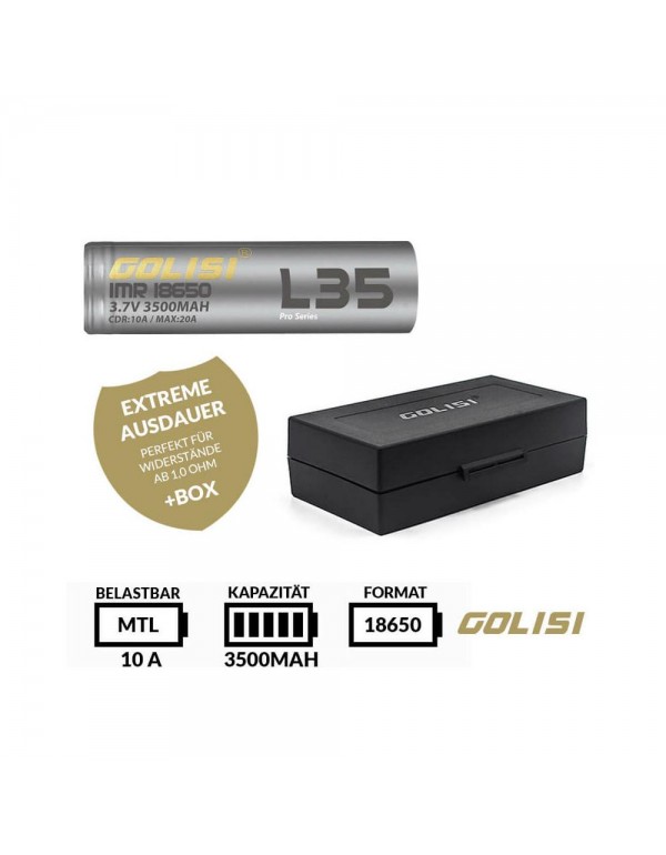 Golisi L35 18650 MTL Akku 3500mAh