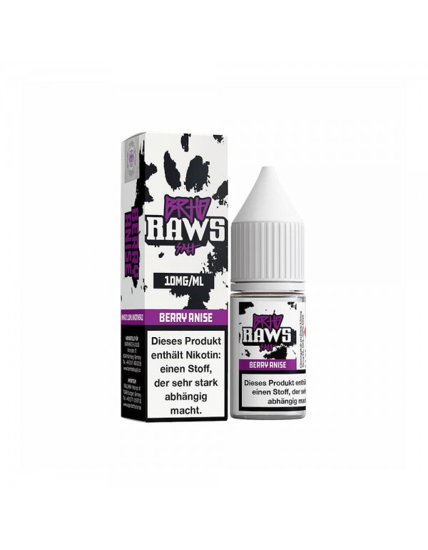 Barehead RAWS Hybrid Nikotin 10ml - Berry Anise