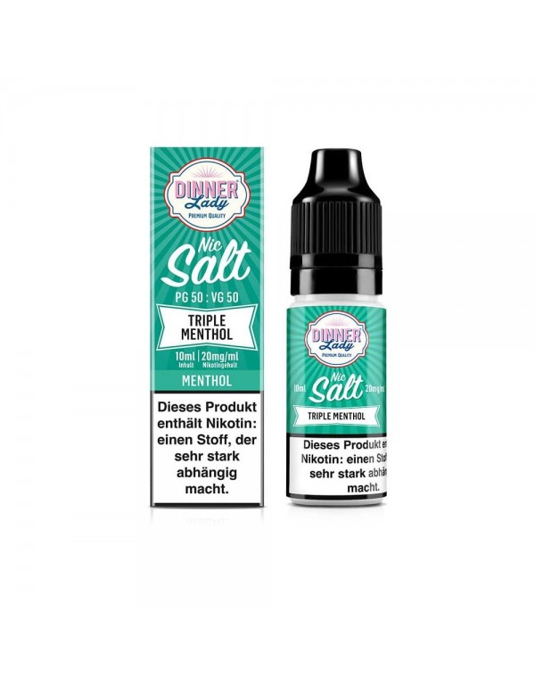 Dinner Lady Nikotinsalz - Triple Menthol 10ml