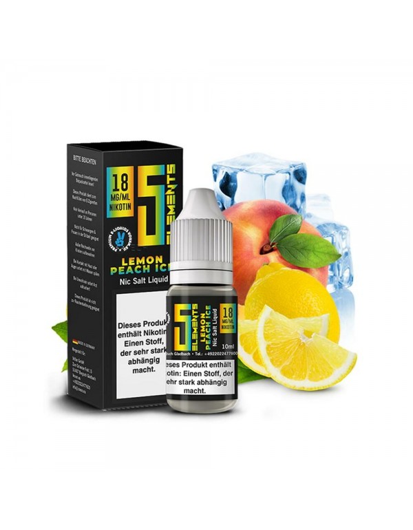 5 EL Nikotinsalz - Lemon Peach Ice 10ml