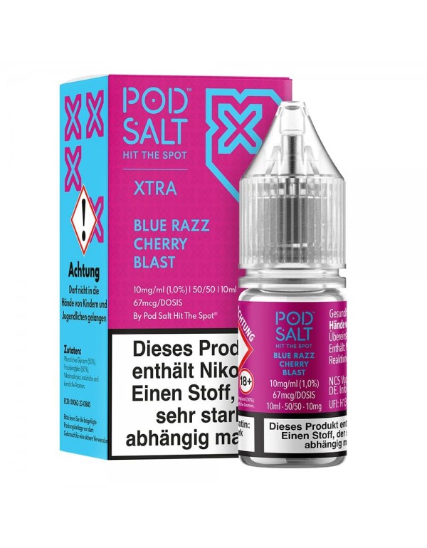 Pod Salt Xtra Nikotinsalz - Blue Razz Cherry Blast