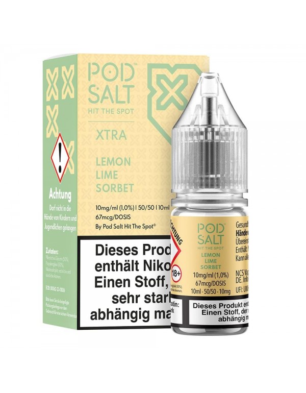 Pod Salt Xtra Nikotinsalz - Lemon Lime Sorbet