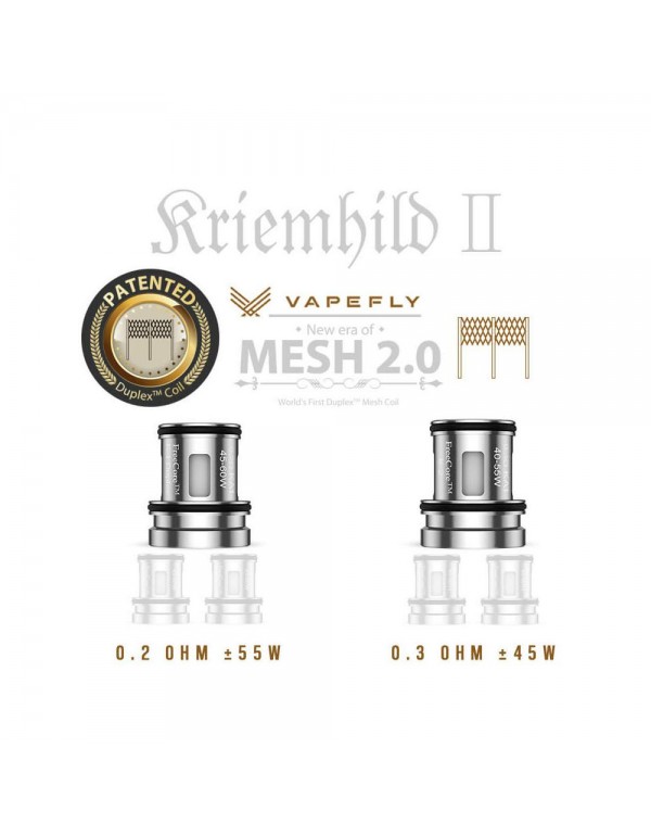 Vapefly Kriemhild 2 Coils - Freecore Verdampfer