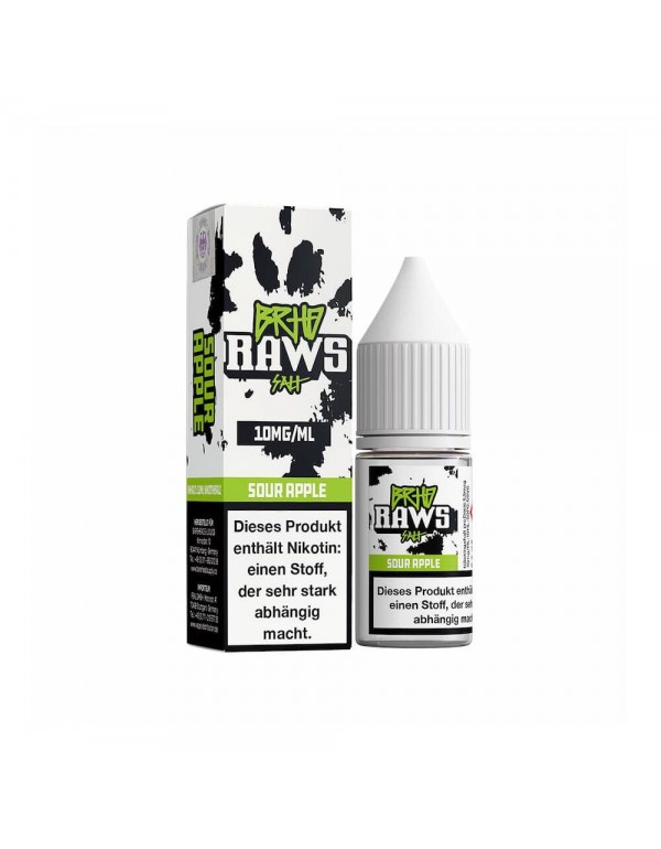 Barehead RAWS Hybrid Nikotin 10ml - Sour Apple