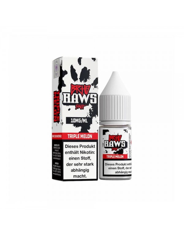 Barehead RAWS Hybrid Nikotin 10ml - Tirple Melon